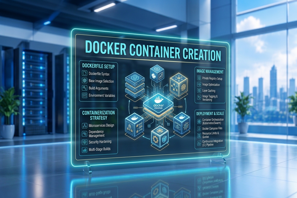 Docker konteynerlərinin yaradılması
